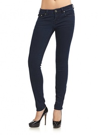 THE LOOKZip fly with button closureBelt loopsFive-pocket styleZippered cuffsTHE FITRise, about 7Inseam, about 30½THE MATERIAL99% cotton / 1% spandexCARE & ORIGINMachine WashImportedModel shown is 5'10 (177cm) wearing US size 4.THE MATERIALLyocell/cotton/rayon/polyester/spandexCARE & ORIGINMachine washMade in USA of imported fabricModel shown is 5'8 (172½cm) wearing US size 4. THE LOOKZip fly with button closureBelt loopsFive-pocket styleZippered cuffsTHE FITRise, about 7Inseam, about 30½THE MATERIAL99% cotton / 1% spandexCARE & ORIGINMachine WashImportedModel shown is 5'10 (177cm) wearing US size 4.THE MATERIALLyocell/cotton/rayon/polyester/spandexCARE & ORIGINMachine washMade in USA of imported fabricModel shown is 5'8 (172½cm) wearing US size 4.