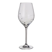 Dartington Crystal Handmade Swarovski Glitz Wine Pair Glasses New Dartington Crystal Handmade Swarovski Glitz Wine Pair Glasses New