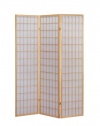 ACME 02285 Naomi 3-Panel Wooden Screen, Natural Finish