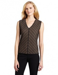 Jones New York Women's Sleeveless V-Neck Shell Sweater Jones New York Women's Sleeveless V-Neck Shell Sweater