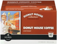 Donut House Coffee, K-Cup Portion Pack for Keurig K-Cup Brewers, Light Roast 12-Count Donut House Coffee, K-Cup Portion Pack for Keurig K-Cup Brewers, Light Roast 12-Count