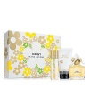 A sparkling floral fragrance that is original and playful, flirtatious with a sweet innocence. For the free-spirited woman who is young at heart, edgy and full of color. Set includes: 3.4 oz. Eau de Toilette Spray, 5.1 oz. Luminous Body Lotion, 0.34 oz. Daisy Eau de Toilette Rollerball and 0.34 oz. Eau So Fresh Eau de Toilette Rollerball.
