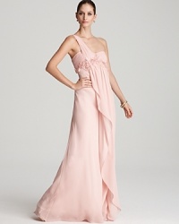 LM by Mignon Gown - Rosette One Shoulder Gown LM by Mignon Gown - Rosette One Shoulder Gown