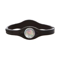 Power Balance Bracelet Black/White Letters size: MEDIUM Power Balance Bracelet Black/White Letters size: MEDIUM