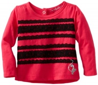 Baby Phat - Kids Baby-girls Infant Tee With Lace Trim, Cosmopink, 24 Baby Phat - Kids Baby-girls Infant Tee With Lace Trim, Cosmopink, 24