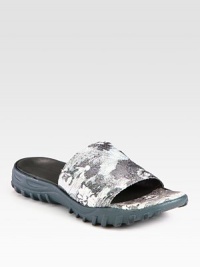 Soft silk-blend upper in an abstract print, grounded by a rubber sole for extra traction. Rubber platform, 1 (25mm)Printed silk-blend upperLeather liningRubber solePadded insoleMade in ItalyOUR FIT MODEL RECOMMENDS ordering true whole size; ½ sizes should order the next whole size up. Soft silk-blend upper in an abstract print, grounded by a rubber sole for extra traction. Rubber platform, 1 (25mm)Printed silk-blend upperLeather liningRubber solePadded insoleMade in ItalyOUR FIT MODEL RECOMMENDS ordering true whole size; ½ sizes should order the next whole size up.