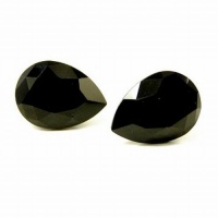 Jet Black Teardrop Crystal Stud Earrings Made With Swarovski Elements Jet Black Teardrop Crystal Stud Earrings Made With Swarovski Elements