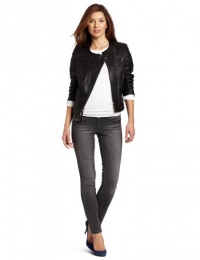 Vince Camuto Women's Signature Leather Jacket