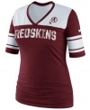 Game on! Make it known Washington Redskins fans mean business with this NFL t-shirt from Nike.