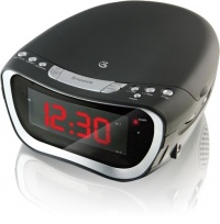 GPX CC312B AM/FM Clock Radio with Dual Alarms and Top Load CD Player - Black GPX CC312B AM/FM Clock Radio with Dual Alarms and Top Load CD Player - Black