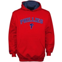 MLB Majestic Philadelphia Phillies Youth Solidarity Pullover Hoodie - Red MLB Majestic Philadelphia Phillies Youth Solidarity Pullover Hoodie - Red