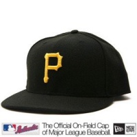 MLB Pittsburgh Pirates Authentic On Field Game 59FIFTY Cap, Black MLB Pittsburgh Pirates Authentic On Field Game 59FIFTY Cap, Black