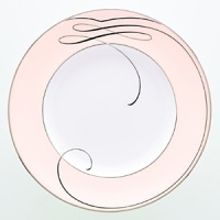 Waterford's Ballet Ribbon bone china dinnerware echoes the graceful forms and lines of the interpretive dance and the satin ribbons which adorn ballerinas' costumes and pointe shoes. Mix in the brightly colored accent plates to make your table pop or to blend the pattern into your dining décor. Waterford's Ballet Ribbon bone china dinnerware echoes the graceful forms and lines of the interpretive dance and the satin ribbons which adorn ballerinas' costumes and pointe shoes. Mix in the brightly colored accent plates to make your table pop or to blend the pattern into your dining décor.