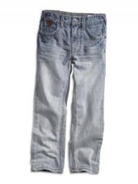 GUESS Kids Boys Little Boys Lincoln Skinny Jean - Light , LIGHT STONEWASH (4)