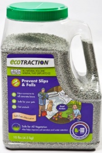 EcoTraction ET4RJ All Natural Volcanic Mineral Ice Traction Granules - 10 Pound Jug EcoTraction ET4RJ All Natural Volcanic Mineral Ice Traction Granules - 10 Pound Jug