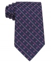 Smart stripes combine with a statement pattern, making this Club Room tie a solid addition to any daytime rotation.