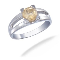 7MM 1.25 CT Citrine Ring In Sterling Silver (Available In Sizes 6 - 9) 7MM 1.25 CT Citrine Ring In Sterling Silver (Available In Sizes 6 - 9)