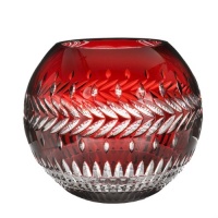 Waterford Fleurology Meg 12-Inch Ruby Cased Rose Bowl Waterford Fleurology Meg 12-Inch Ruby Cased Rose Bowl