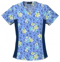 Cherokee 2875 Women's Flexibles V-Neck Print Scrub Top Cherokee 2875 Women's Flexibles V-Neck Print Scrub Top