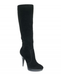 The Galla tall dress boots by INC International Concepts are sophisticated and polished with a heel that's to die for. The Galla tall dress boots by INC International Concepts are sophisticated and polished with a heel that's to die for.