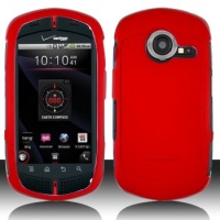 Red Rubberized Hard Plastic Case for Casio G'zOne Commando C771 Red Rubberized Hard Plastic Case for Casio G'zOne Commando C771