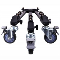 Dolica LT-D100 Professional Lightweight and Heavy Duty Tripod Dolly with Adjustable Leg Mounts Dolica LT-D100 Professional Lightweight and Heavy Duty Tripod Dolly with Adjustable Leg Mounts