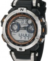 Armitron Men's 408231ORBK Chronograph Black and Gray Resin Digital Sport Watch