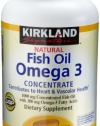 Kirkland Natural Fish Oil Omega 3 Concentrate, 400-Count Softgels