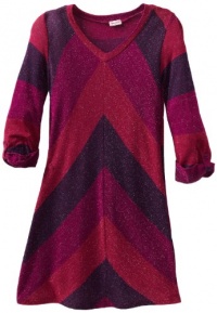 Splendid Girls 7-16 Shimmer Stripe Dress, Glitter, 12 Splendid Girls 7-16 Shimmer Stripe Dress, Glitter, 12
