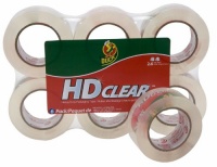 Duck Brand HD Clear High Performance Grade Packaging Tape, 1.88 x 109.3 Yards, 2.6 Mil, Crystal Clear, 6-Pack (307357) Duck Brand HD Clear High Performance Grade Packaging Tape, 1.88 x 109.3 Yards, 2.6 Mil, Crystal Clear, 6-Pack (307357)