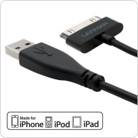 Extra Long 6 Foot (6ft) iPhone / iPod / iPad USB Charge and Sync Cable Made of Premium Rubberized Non-tangle Material - Black Extra Long 6 Foot (6ft) iPhone / iPod / iPad USB Charge and Sync Cable Made of Premium Rubberized Non-tangle Material - Black