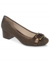 You'll love the tweed-inspired fabric on Life Stride's Lynx pumps. They're menswear-inspired with a feminine twist.