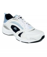 Out of this world! When it comes to comfort and functionality, that's how we describe Easy Spirit's Galaxy round-toe lace-up sneakers. Made in leather and mesh with a mesh vamp and side mesh detail. Out of this world! When it comes to comfort and functionality, that's how we describe Easy Spirit's Galaxy round-toe lace-up sneakers. Made in leather and mesh with a mesh vamp and side mesh detail.