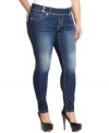 Snag the look of jeans and the comfort of leggings all in one style with Seven7 Jeans' plus size jeggings-- they're must-haves for the season!