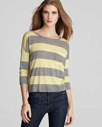 Quotation: Autumn Cashmere Sweater - Cropped Stripe Quotation: Autumn Cashmere Sweater - Cropped Stripe