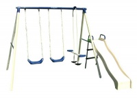 Flexible Flyer Swing N Glide III Swing Set with Plays