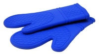 Kitchen Elements Ultra-flex Blue Silicone Padded Mitts, 2-Pack Kitchen Elements Ultra-flex Blue Silicone Padded Mitts, 2-Pack
