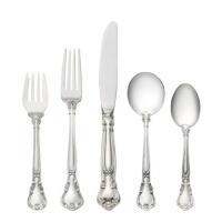 Gorham Chantilly 46-Piece Place Set with Cream Soup Spoon, Service for 8