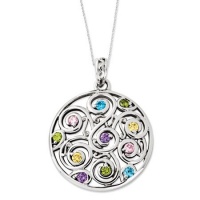 The Black Bow - Kaleidoscope Of Wishes Silver Necklace The Black Bow - Kaleidoscope Of Wishes Silver Necklace