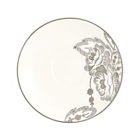 For the city chic and avant-garde, Floral Waltz offers a touch of nature in a modern setting. A beautiful pointillism design forms lush blooms and leaves across each piece to create an unexpected finish. The chic design is trimmed in platinum and features a touch of shimmer for a sophisticated look, appropriate for even the most formal of events. For the city chic and avant-garde, Floral Waltz offers a touch of nature in a modern setting. A beautiful pointillism design forms lush blooms and leaves across each piece to create an unexpected finish. The chic design is trimmed in platinum and features a touch of shimmer for a sophisticated look, appropriate for even the most formal of events.