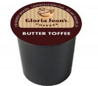 Gloria Jean's Coffee Butter Toffee, K-Cup Portion Pack for Keurig Brewers 96-Count