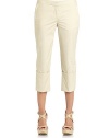 THE LOOKBanded waistDual zip pocketsZip fly with slide tab closureTailored cuffsBack zip pocketsTHE FITRise, about 7Inseam, about 22THE MATERIAL96% cotton/4% lycraCARE & ORIGINDry cleanImportedModel shown is 5'11 (180cm) wearing US size 4. 