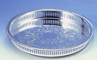 PIERCED SILVER GALLERY TRAY