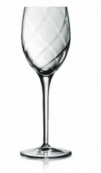 Luigi Bormioli Canaletto 9-Ounce Optic Wine Glasses