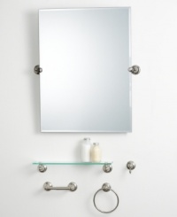 This Laural Avenue towel hook from Gatco features a simple design in polished nickel for an elegant display that coordinates with any bath decor. This Laural Avenue towel hook from Gatco features a simple design in polished nickel for an elegant display that coordinates with any bath decor.