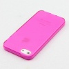 Off-Element Clear Gel TPU Flex Slim Soft Case for Apple iPhone 5 5G - Pink