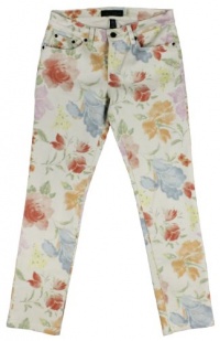 Lauren Jeans Co. Women's Floral Modern Straight-Leg Ankle Jeans Lauren Jeans Co. Women's Floral Modern Straight-Leg Ankle Jeans