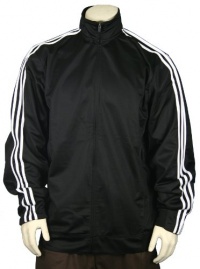 Adidas Big and Tall Men's Classic Track Jacket, Black Adidas Big and Tall Men's Classic Track Jacket, Black