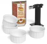 Dean Jacobs Creme Brulee Set with Torch, 4.5-Ounce Box Dean Jacobs Creme Brulee Set with Torch, 4.5-Ounce Box