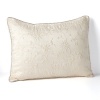 Dreamy cream on cream, the detailed floral embroidery on this Lauren Ralph Lauren decorative pillow brings heirloom luxury to your decor.